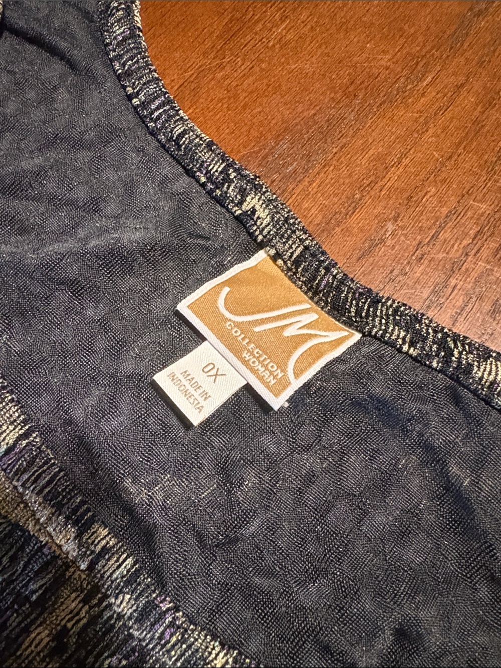 JM Collection Patterned Knit Tank - Picture 3 of 3